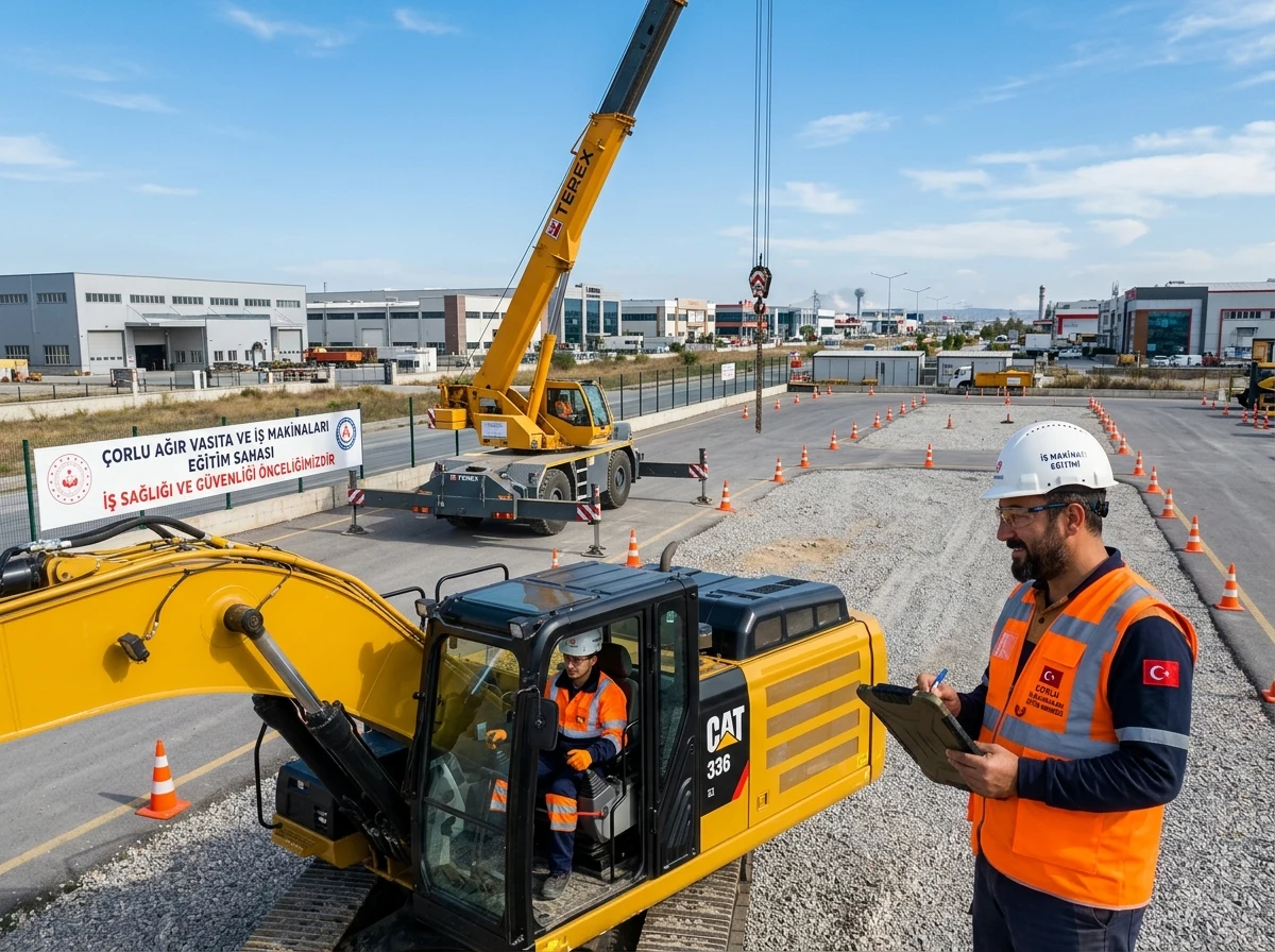Çorlu İş Makineleri ve Ekskavatör Tatbikat Sahası